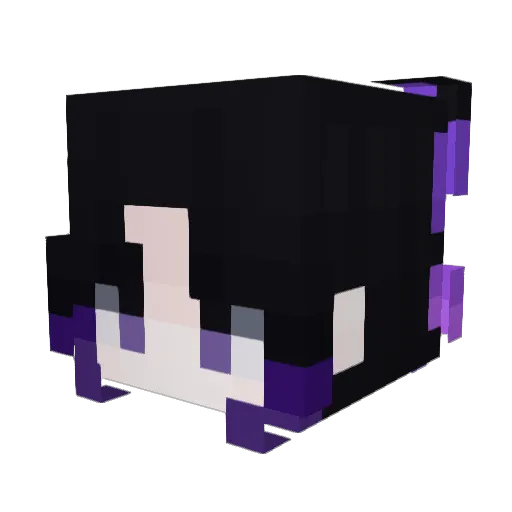 bunny_isla Minecraft avatar head, 3D render