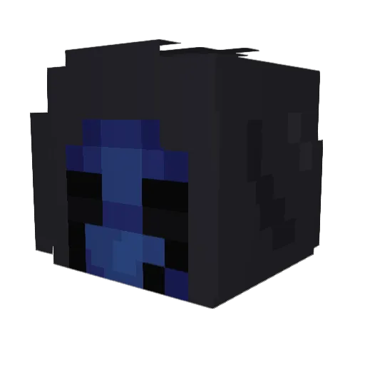 bunny_x000 Minecraft avatar head, 3D render
