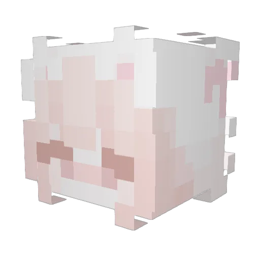 bunnybouns_ Minecraft avatar head, 3D render