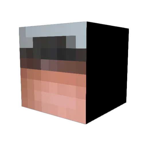 bunnyelo Minecraft avatar head, 3D render
