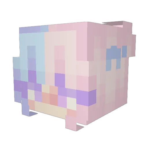 bunnyjens Minecraft avatar head, 3D render
