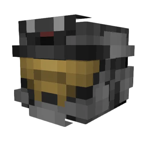bunnywalker12 Minecraft avatar head, 3D render