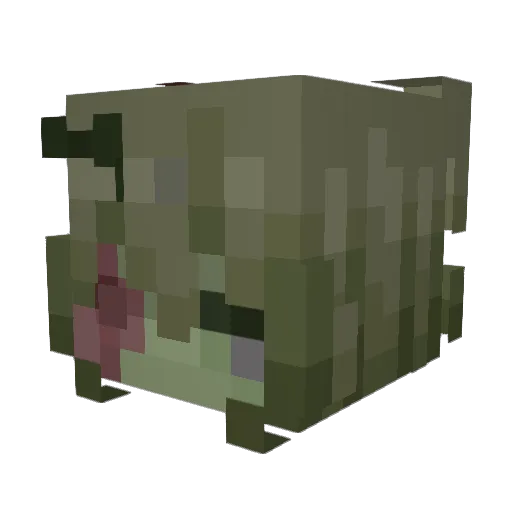 bunnyzsq Minecraft avatar head, 3D render