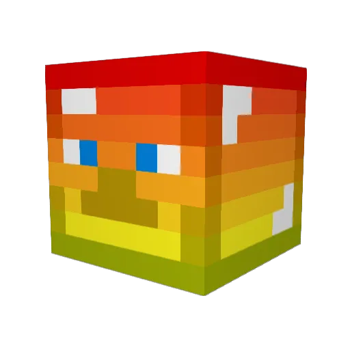 bunstieboy Minecraft avatar head, 3D render