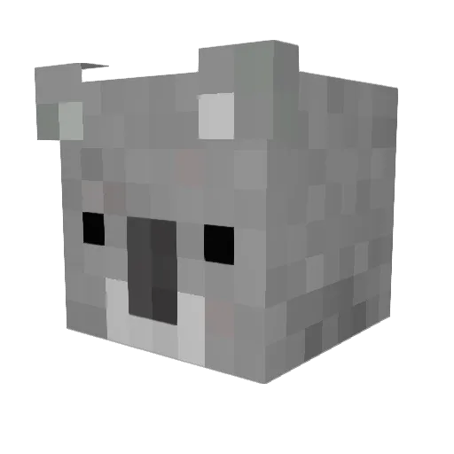 bunway1 Minecraft avatar head, 3D render