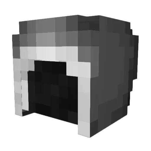 buopls Minecraft avatar head, 3D render