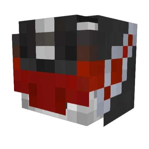 buqtee Minecraft avatar head, 3D render
