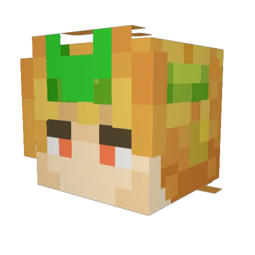 bur_akk Minecraft avatar head, 3D render