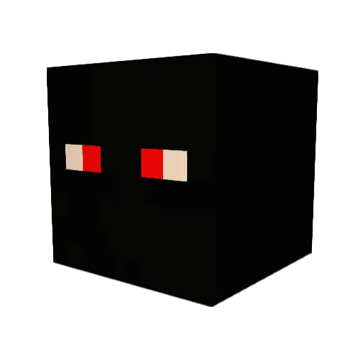burederu Minecraft avatar head, 3D render