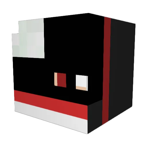 burger337 Minecraft avatar head, 3D render