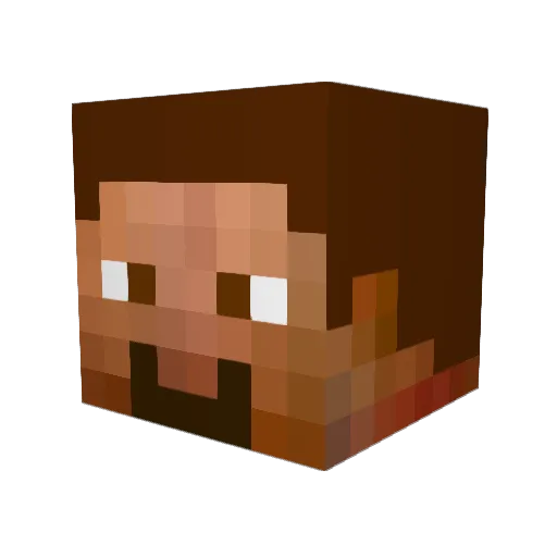 burgerboy2013 Minecraft avatar head, 3D render