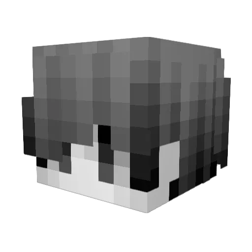 burialsite Minecraft avatar head, 3D render