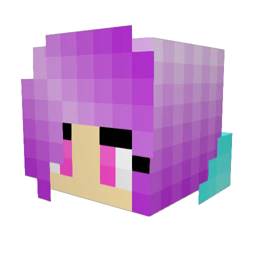 burjon Minecraft avatar head, 3D render