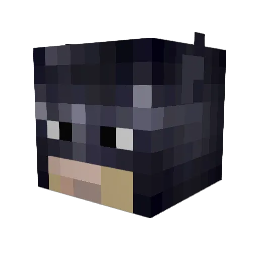burkes101 Minecraft avatar head, 3D render