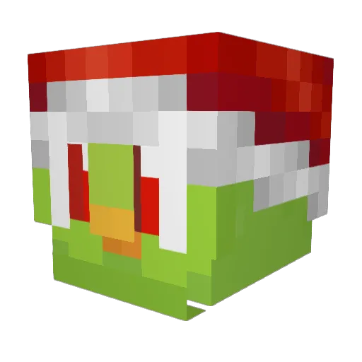 burkinafaso69 Minecraft avatar head, 3D render