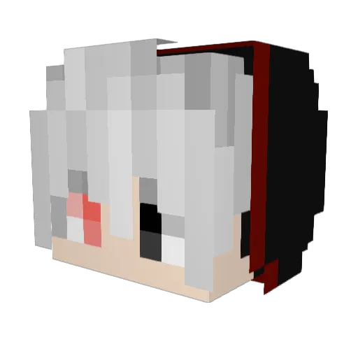 burnail Minecraft avatar head, 3D render