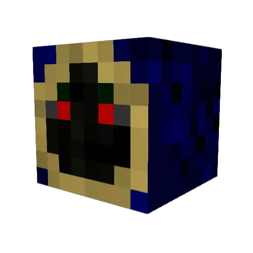 burningblaze18 Minecraft avatar head, 3D render