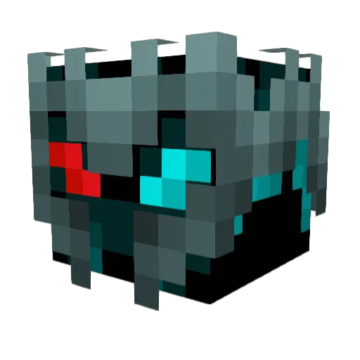 burntpotatto Minecraft avatar head, 3D render
