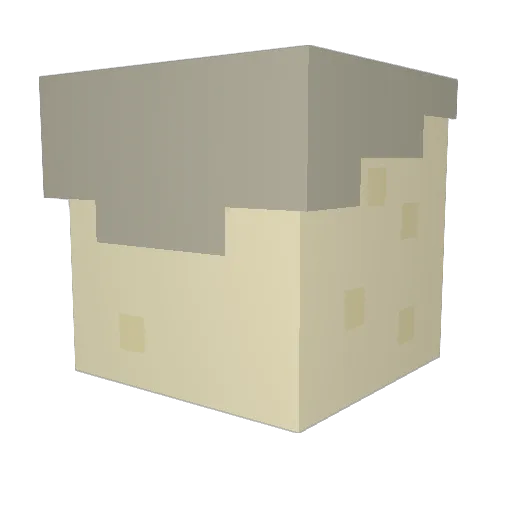 burokenzo Minecraft avatar head, 3D render