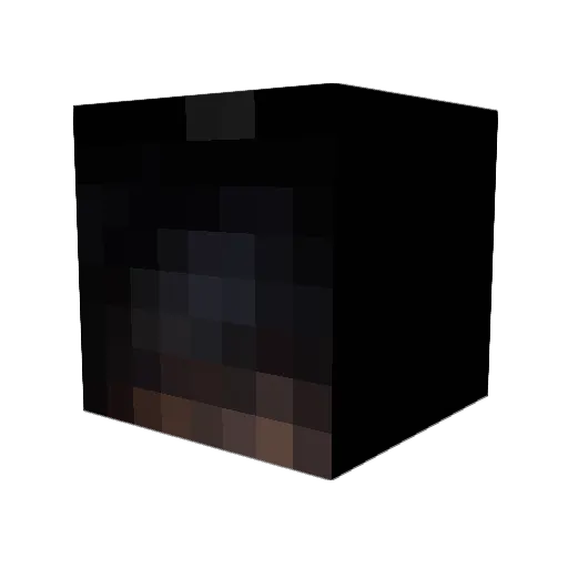 burokuu Minecraft avatar head, 3D render