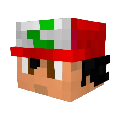 burrito67 Minecraft avatar head, 3D render