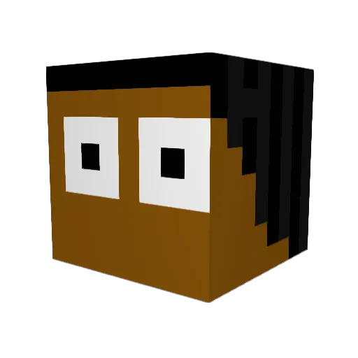 burrtio69 Minecraft avatar head, 3D render