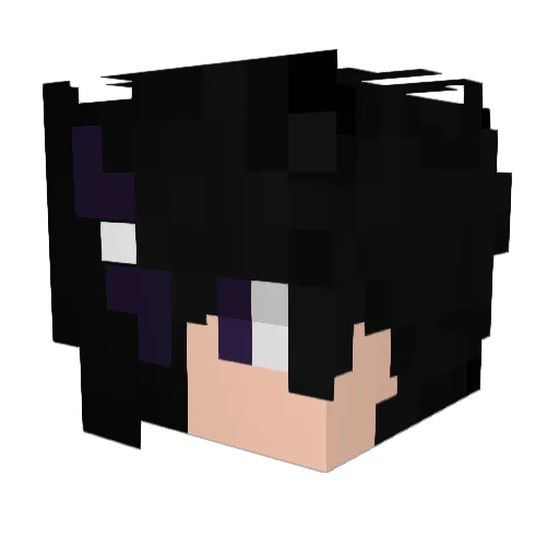 burry89 Minecraft avatar head, 3D render