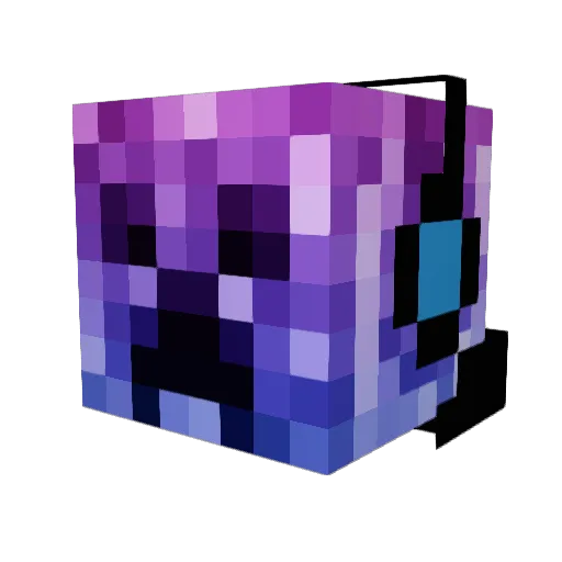 burseee Minecraft avatar head, 3D render