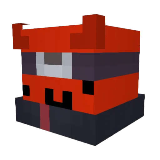 burunn01 Minecraft avatar head, 3D render