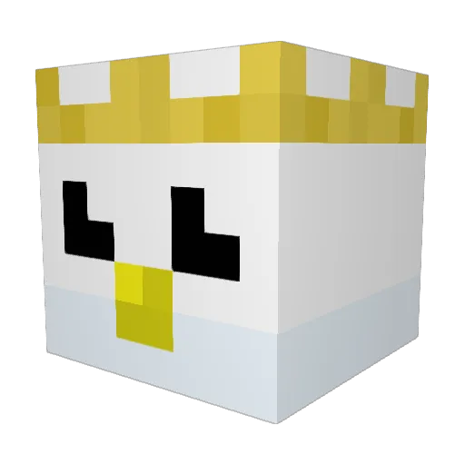 burus4623 Minecraft avatar head, 3D render