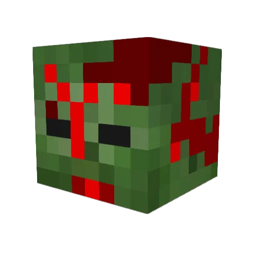 buschi21 Minecraft avatar head, 3D render