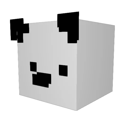 bushboy64 Minecraft avatar head, 3D render