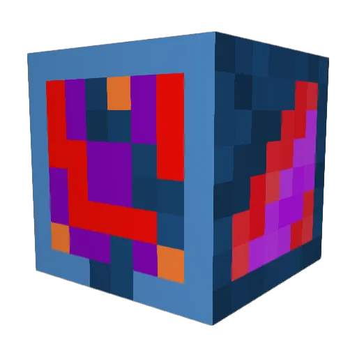 bushicar Minecraft avatar head, 3D render