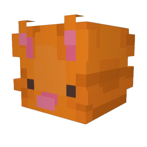 bushlice Minecraft avatar head, 3D render