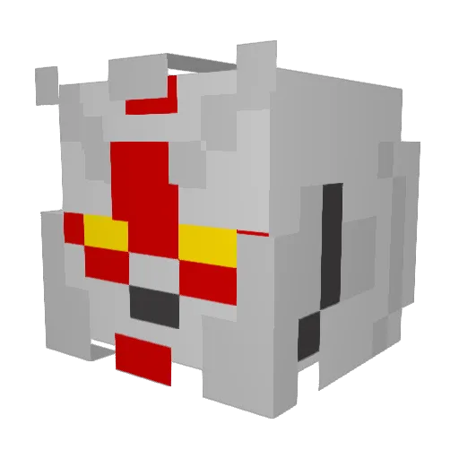 busioG Minecraft avatar head, 3D render