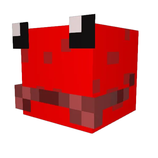 bussybower Minecraft avatar head, 3D render