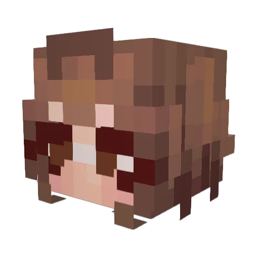 bussyqueen82 Minecraft avatar head, 3D render