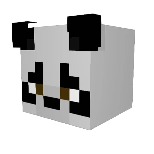 busta129 Minecraft avatar head, 3D render