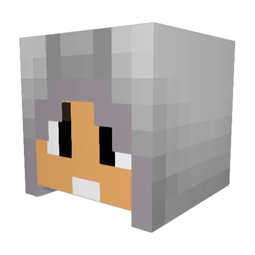 buster986 Minecraft avatar head, 3D render