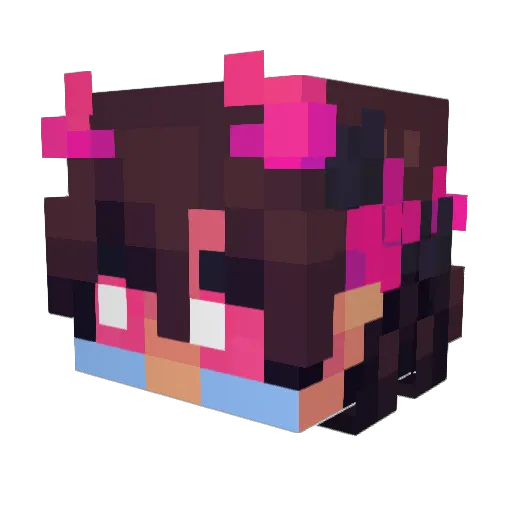buster_l Minecraft avatar head, 3D render