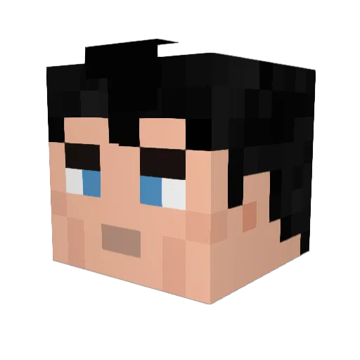 busterblock10123 Minecraft avatar head, 3D render