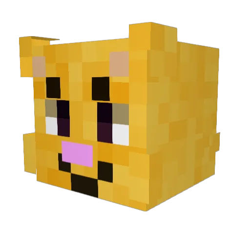 bustigep Minecraft avatar head, 3D render