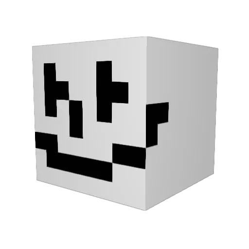 bustrod Minecraft avatar head, 3D render