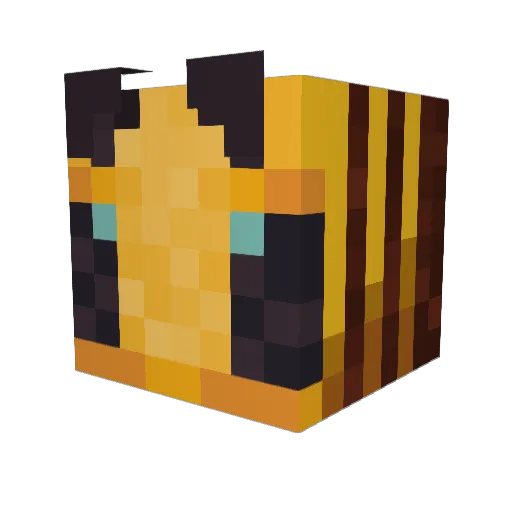busychaff Minecraft avatar head, 3D render