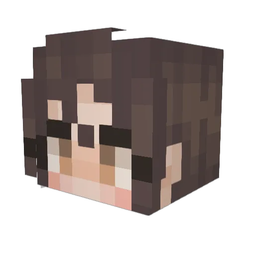but_whyyyyyyy Minecraft avatar head, 3D render