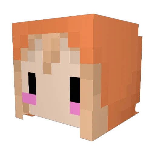 butakunn3987 Minecraft avatar head, 3D render