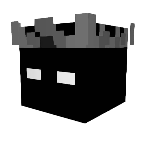 butcher___ Minecraft avatar head, 3D render
