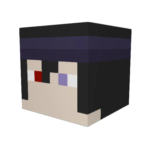 butt0nsmonroe Minecraft avatar head, 3D render