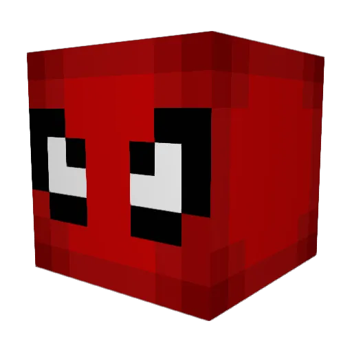 buttass_ Minecraft avatar head, 3D render