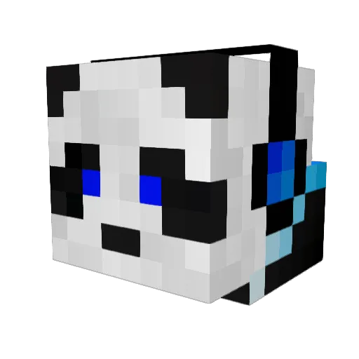 buttcrunch Minecraft avatar head, 3D render